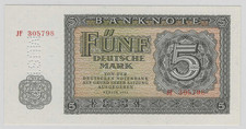 GERMANY/DDR 5 MARK 1955