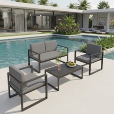 Gartenset sitzgruppe aluminium - gartenset,