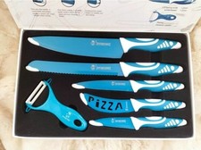 Kuchenmesser-set 6tlg. Blau