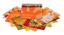 Papierblock Decopad Orange
