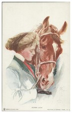 XX2728/ Frau mit Pferd