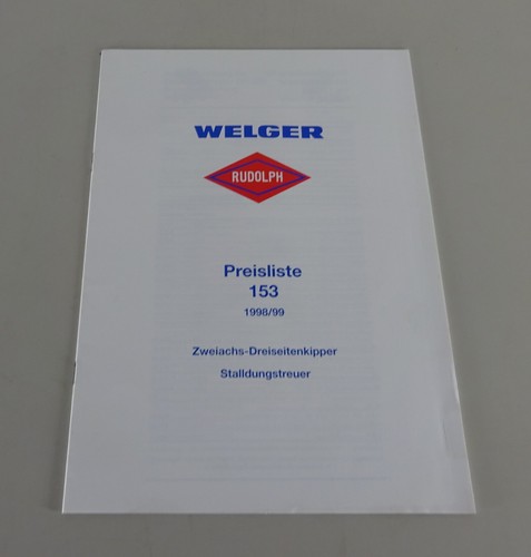Preisliste welger - preisliste,