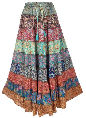 Langer boho stufenrock - boho,