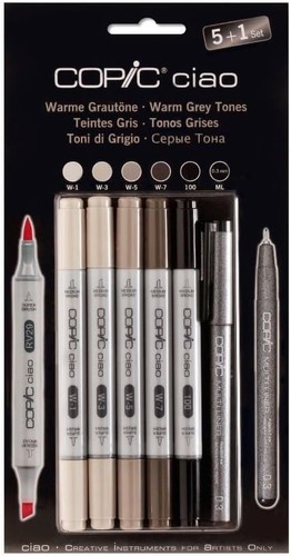 Copic ciao marker set - marker, 5+1