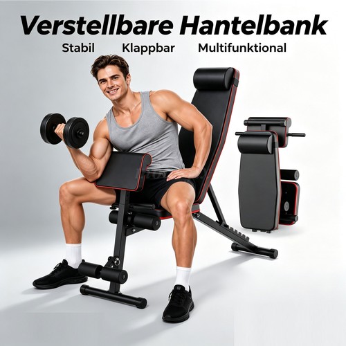 Hantelbank klappbar