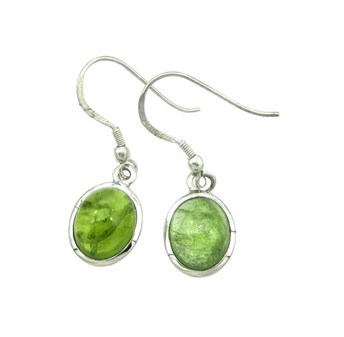 Ohrhänger peridot cabochon - ohrhänger,