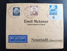 Ganzsache  Luftpost Flughafen