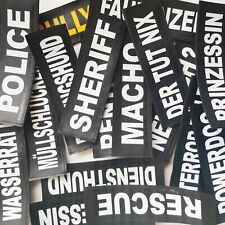 2x Julius K9 Klettsticker Größe L 5 x 16cm für Hundegeschirr refl. große Auswahl