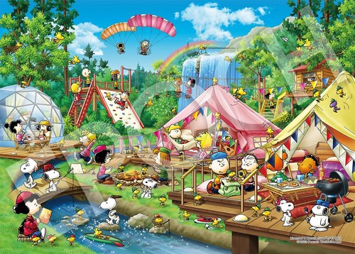 Puzzle peanuts snoopy glamping - puzzle,