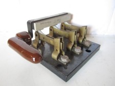 antiker Messerschalter 1920 alter Schalter Siemens Halske Schalter steam punk