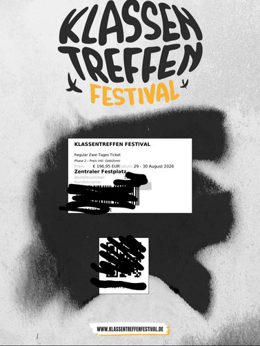Klassentreffen festival - 2x,