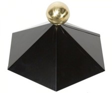 Dachhaube schwarz eck mit - dachhaube,