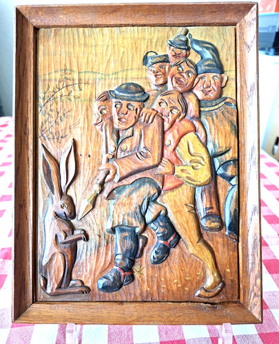 Holzbild relief schwaben - relief, "7