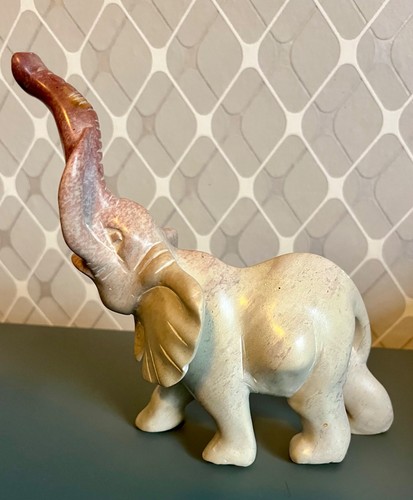 Elefant rosa speckstein - rosa,