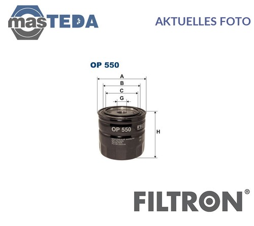 Op550 motor ölfilter filtron - op550,