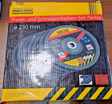 9 - WORKZONE Trenn- und Schruppscheiben-SET 6 Stück Durchmesser 230mm