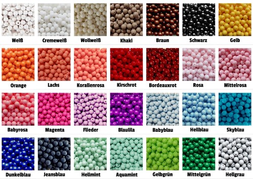 Acrylperlen 6mm 8mm mm - 8mm, 10