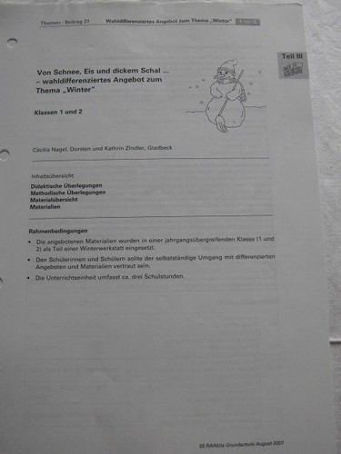 Raabits grundschule winter - grundschule, "winter"