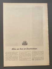 Alles an ihm ist übertrieben