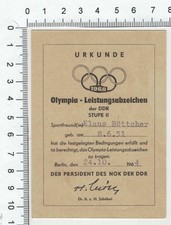 DDR Urkunde