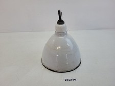 Lampenschirm Emaille Weiß