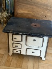 Alter Kinder Blech Ofen Herd Puppenküche Puppen Kinder Blech Spielzeug