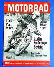 Zeitschrift: Das Motorrad 22 /