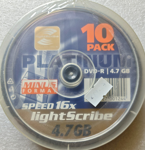 Platinum dvd lightscribe - platinum, dvd-r