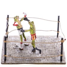 Farbige Bronze Skulptur Wiener