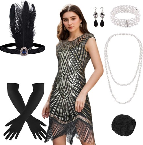 Flapper kleid 1920er gatsby - kleid,