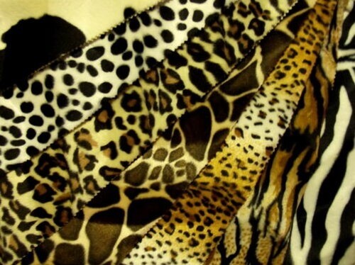 Zebra kunstpelz - zebra, (velboa