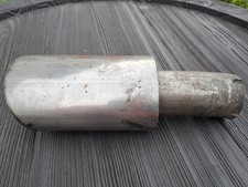 Auspuffblende Chrome Endstück Oval, gebraucht. Siehe Bilder.