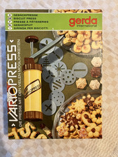 Original Gerda International Variopress Gebäckpresse Maronen Spritzgebäck OVP