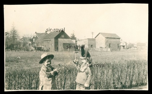 Children playing cowboy - children, and