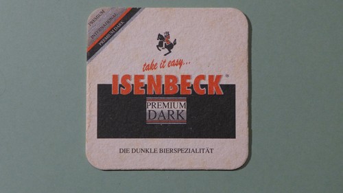 Bierdeckel isenbeck premium - bierdeckel,