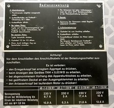 Schilder Anleitung NVA