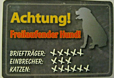 1 x Warnschild Vorsicht