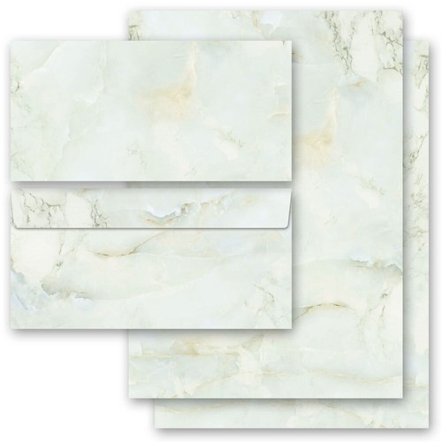 Briefpapier set marmor - set,