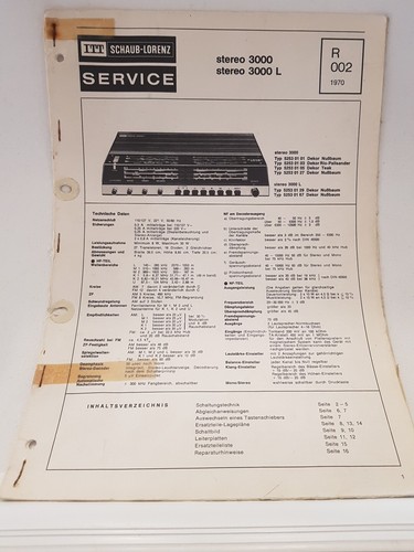 Service schaub lorenz - lorenz, stereo