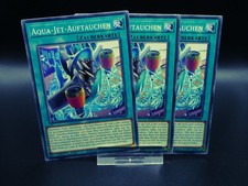 Yugioh Playset 3x Aqua-Jet-Auftauchen ROTA DE048/ Common/ NM