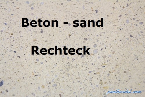 Poolumrandung beton sand - sand, pool