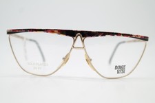 Vintage Brille DOLCE VITA CN 13 GOLD PLATED 24 KT Gold Mehrfarbig Oval 