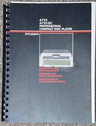 Studer revox 725 compact - studer,