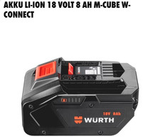 WÜRTH 18V AKKU 8Ah!!! Weltneuheit! Brandnew!
