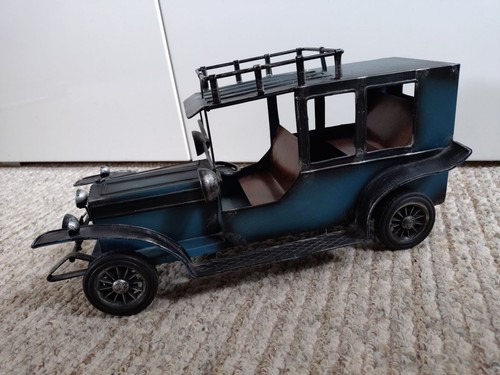 Deko oldtimer blechauto model - oldtimer,