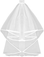 Braut Schleier Double Layer