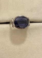 Natural Iolite-Stein 5.97 cts Ring