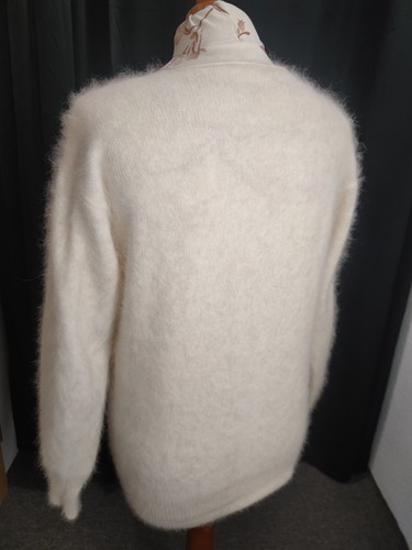 Angora pullover weiss - angora,