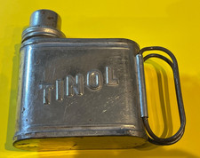 Alte Blech Lampe Brenner Tinol 10x9cm DRGM Deutsches Reich leer Ausrüstung Deko