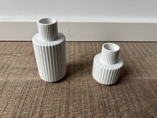 2 Lyngby Kerzenhalter weiß